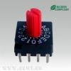 16 position rotary dip switch